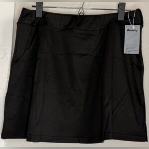 NWT Buauty Black Athletic Skort Women size XL